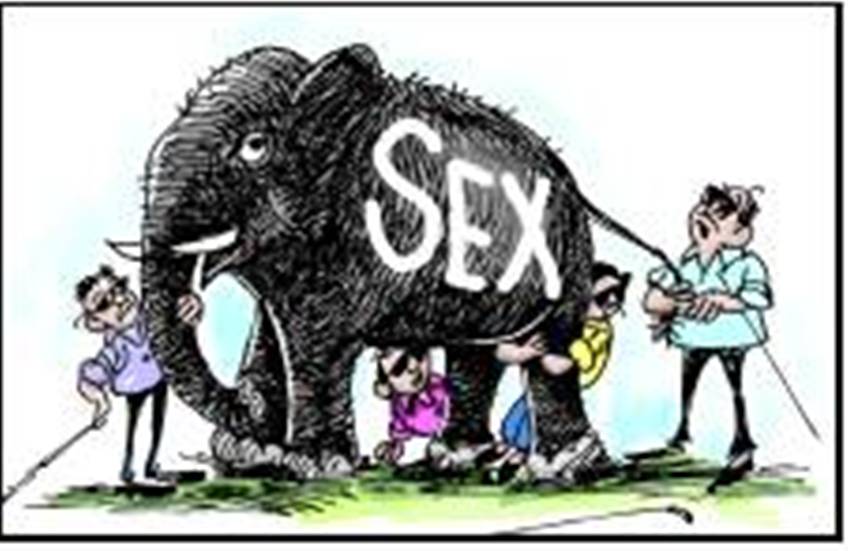 A brilliant adaptation of the four blind men and the elephant story. (Cartoon source and courtesy - timesofindia.com; artist credit missing at source.). Click for image.